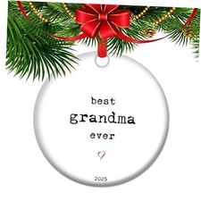 Grandma Keepsake Ornament, Gift from Grandchild, Grandmas Birthday, V7