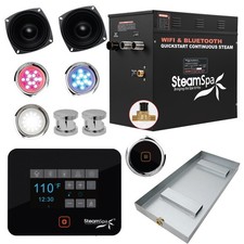 SteamSpa BKT1050-A Black Series Bluetooth/WiFi 10.5kW QuickStart