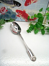 CUBE Oneida  CLASSIC SHELL  Stainless Steel Pierced "Slotted" Serving Spoon