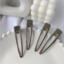 Hair Accessories Alloy Duckbill Clip Barrette Hollow Triangle Hairpins Simple X