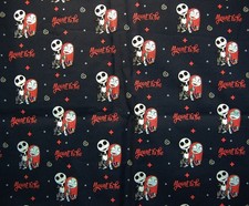 Nightmare Before Christmas Meant to Be Cotton Fabric-SOLD BY THE HALF YARD