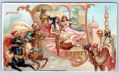 1893 ARABIA ARBUCKLES COFFEE TRADE CARD SPORTS & PASTIMES #38 TRADE CARD
