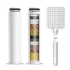 Shower Head Filter for Handheld Shower Head, 2 Pack Replacement Water Softene...