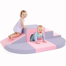 6-Piece Foam Climbing Blocks for Toddlers, Climbing Toys Indoor for Crawling,...