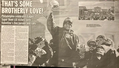 ππ02-15-25**NFL**SUPER BOWL CHAMPIONS PHILADELPHIA EAGLES S. BARKLEY PARADE - Image 1 of 2