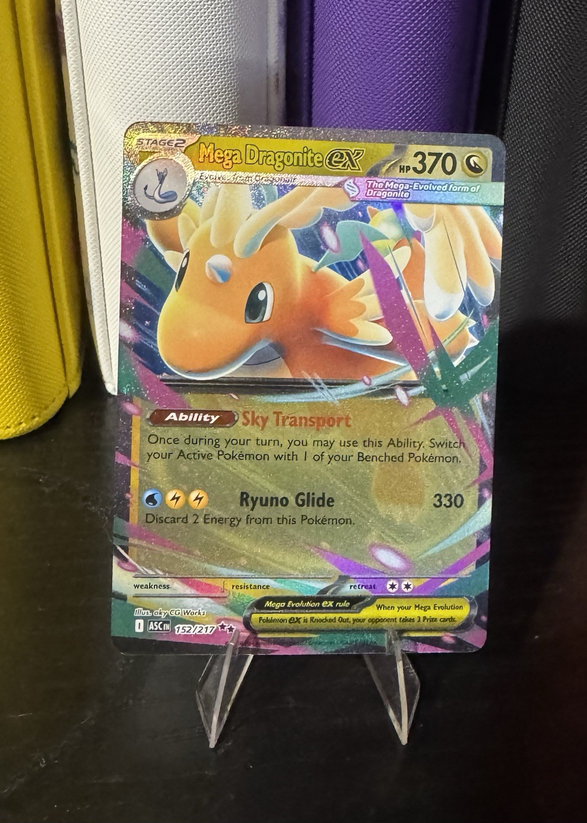 Mega Dragonite Ex 152/217 Ascended Heroes Double Rare Near Mint