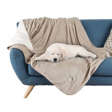 Waterproof Blanket for Dogs and Cats - Reversible 50x60 Throw for Couch, Bed,...