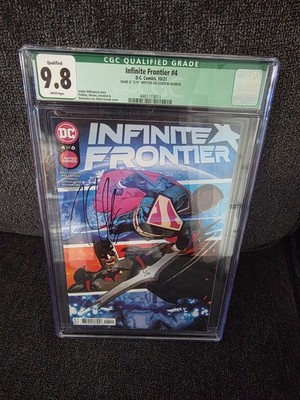 Infinite Frontier #4 DC Comics Signed by Joshua Williamson CGC Qualified 9.8