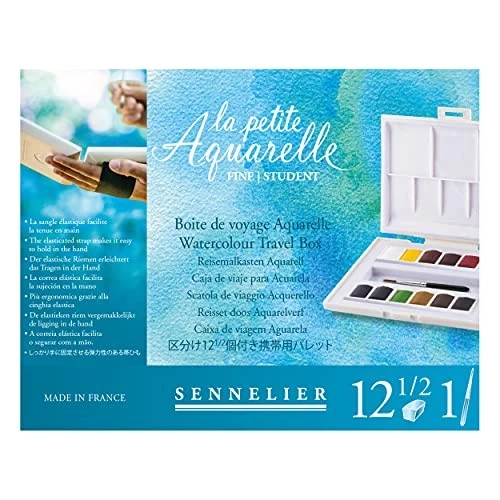 Sennelier La Petite Aquarelle Watercolor Set, 1 Count (Pack of 1), Multicolor - Image 2 of 4