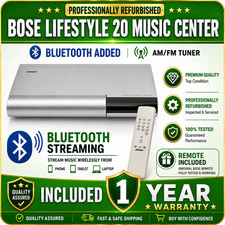 Centro de música Bose Music LifeStyle 20 | Bluetooth | Reacondicionado profesionalmente