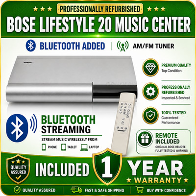 Bose Music LifeStyle 20 Music Center  | Bluetooth | Professionally Refurbished