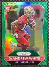 2015 Panini Prizm DeAndrew White #225 Green RC 49ers