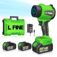 Leaf Blower Cordless - Lightweight Electric Handheld Blower with Battery and ...