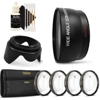 52mm Wide Angle Lens Kit for Nikon D810/D610/D7200 and All