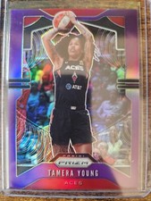 2020 Panini Prizm WNBA Tamera Young Purple Prizm 98/125 #73 Las Vegas Aces