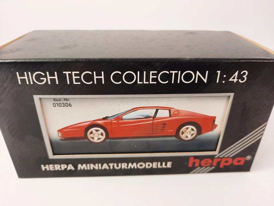 Herpa Ferrari Testarossa red 1984 1/43 010306 - Immagine 3 di 3