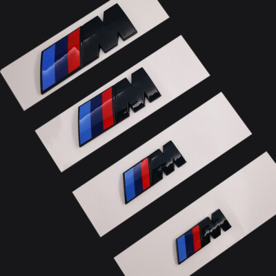 Car Sticker for BMW M Badge Power Sport E90 M3 M5 M7 Auto Front Grille Emblem