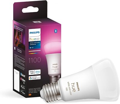 Philips Hue White & Color Ambiance 1100 E-27 2er oder 1er Pack 16 Mio. Farben