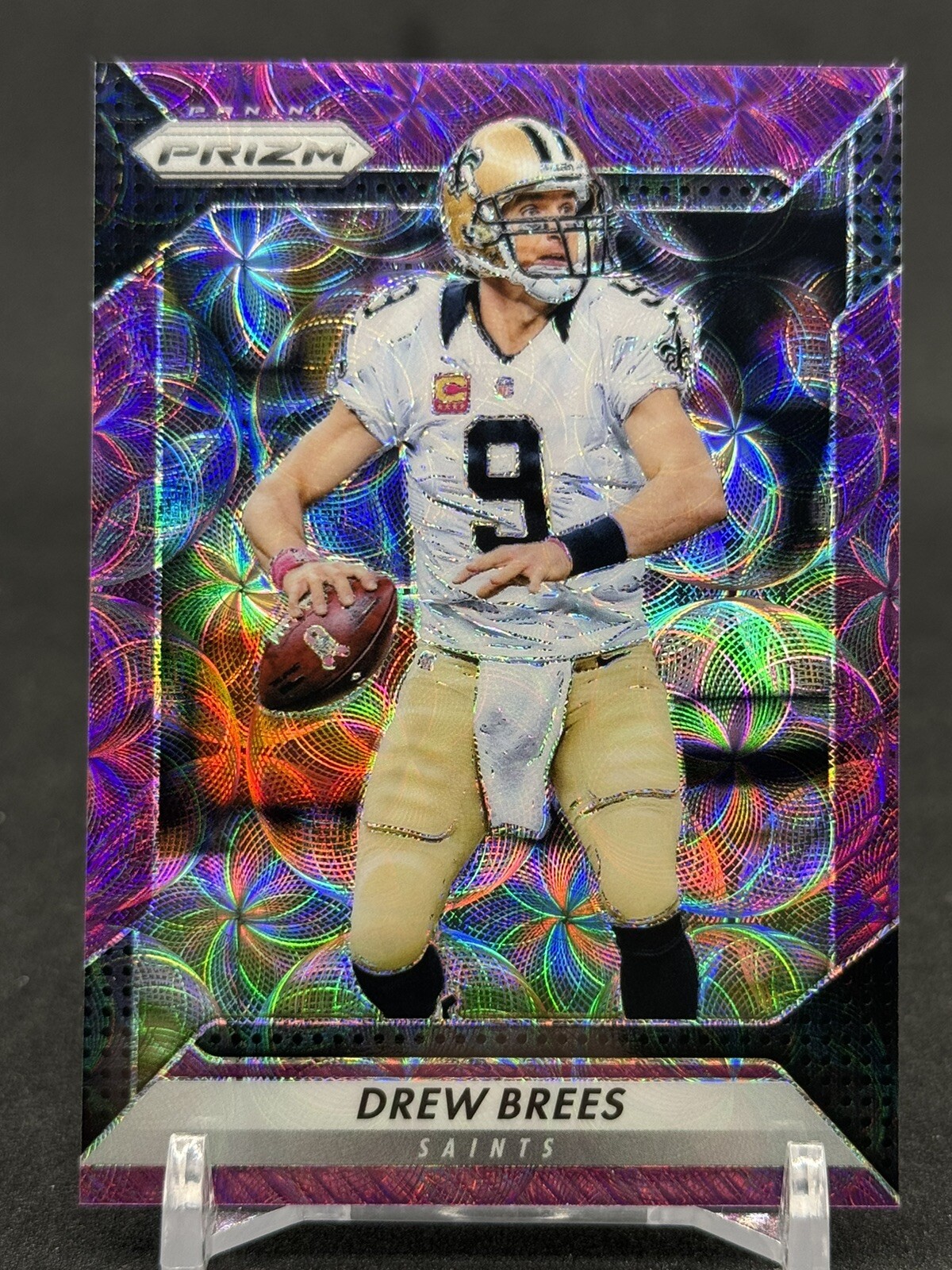 2016 Panini Prizm Drew Brees #111 Purple Scope Prizm /99 Rare