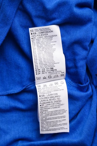 Salomon Men Polo Shirt Activewear ActiveDry AdvancedSkin Blue size 2XL - Picture 8 of 8