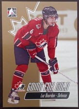 2007 - 2008 ITG Luc Bourdon Going For Gold Team Canada #6 Hockey Card