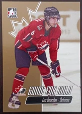 2007 - 2008 ITG Luc Bourdon Going For Gold Team Canada #6 Hockey Card
