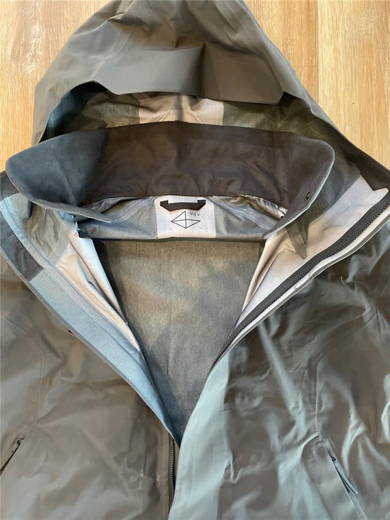 VIEV Gore Tex Gemma Mid Jacket Black Absence XS S M Waterproof