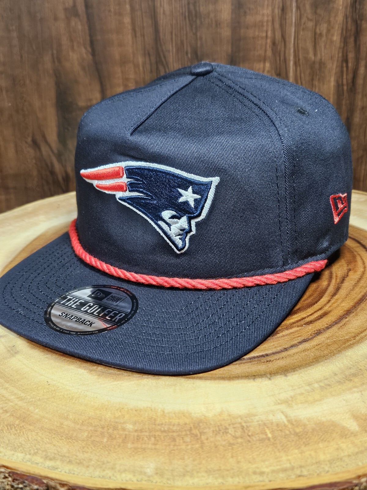 New England Partriots New Era The Golfer Rope SnapBack Adjustable Hat Cap NFL