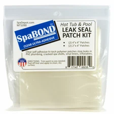 Spa Bond Hot Tub & Pool Leak Seal Patch Kit - Peel & Stick Clear Ultra-Adhesive
