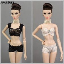Soft Underwear Bra  Briefs For 11.5" Doll Underpants Knickers For Blyth 1/6