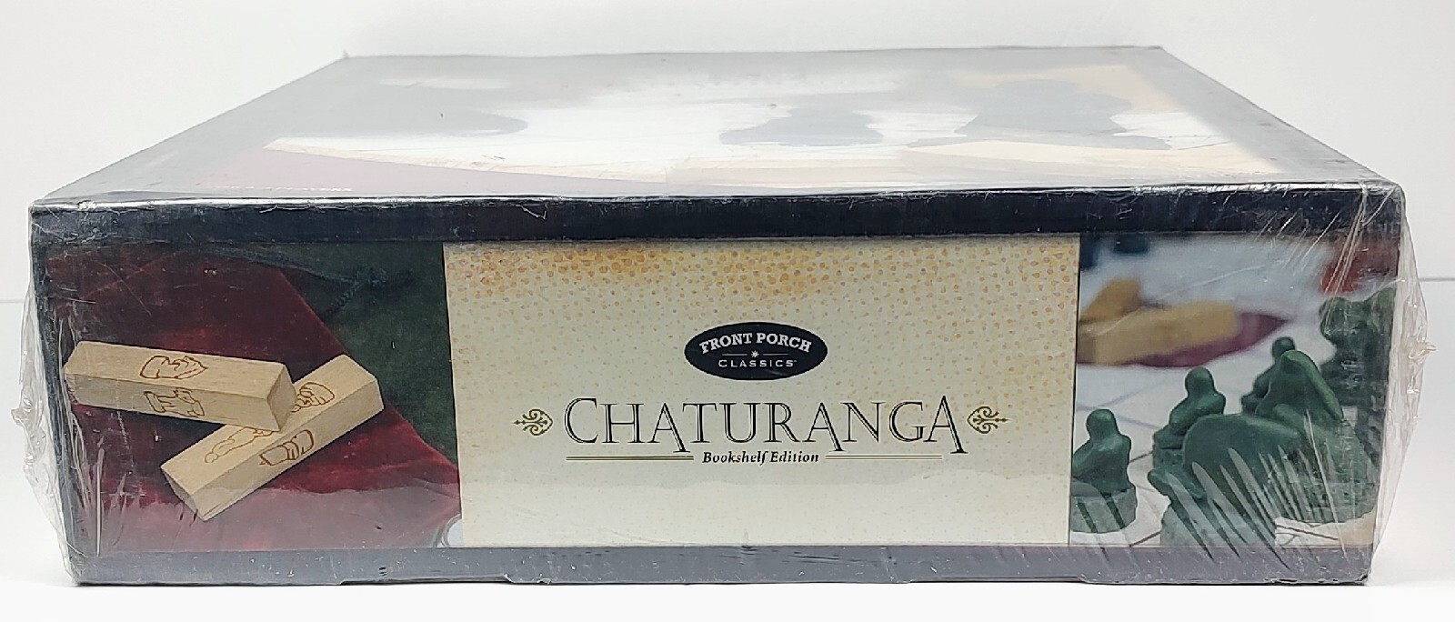 Chaturanga Bookshelf Chess Game From India Front Porch Classics Wooden Box  02040