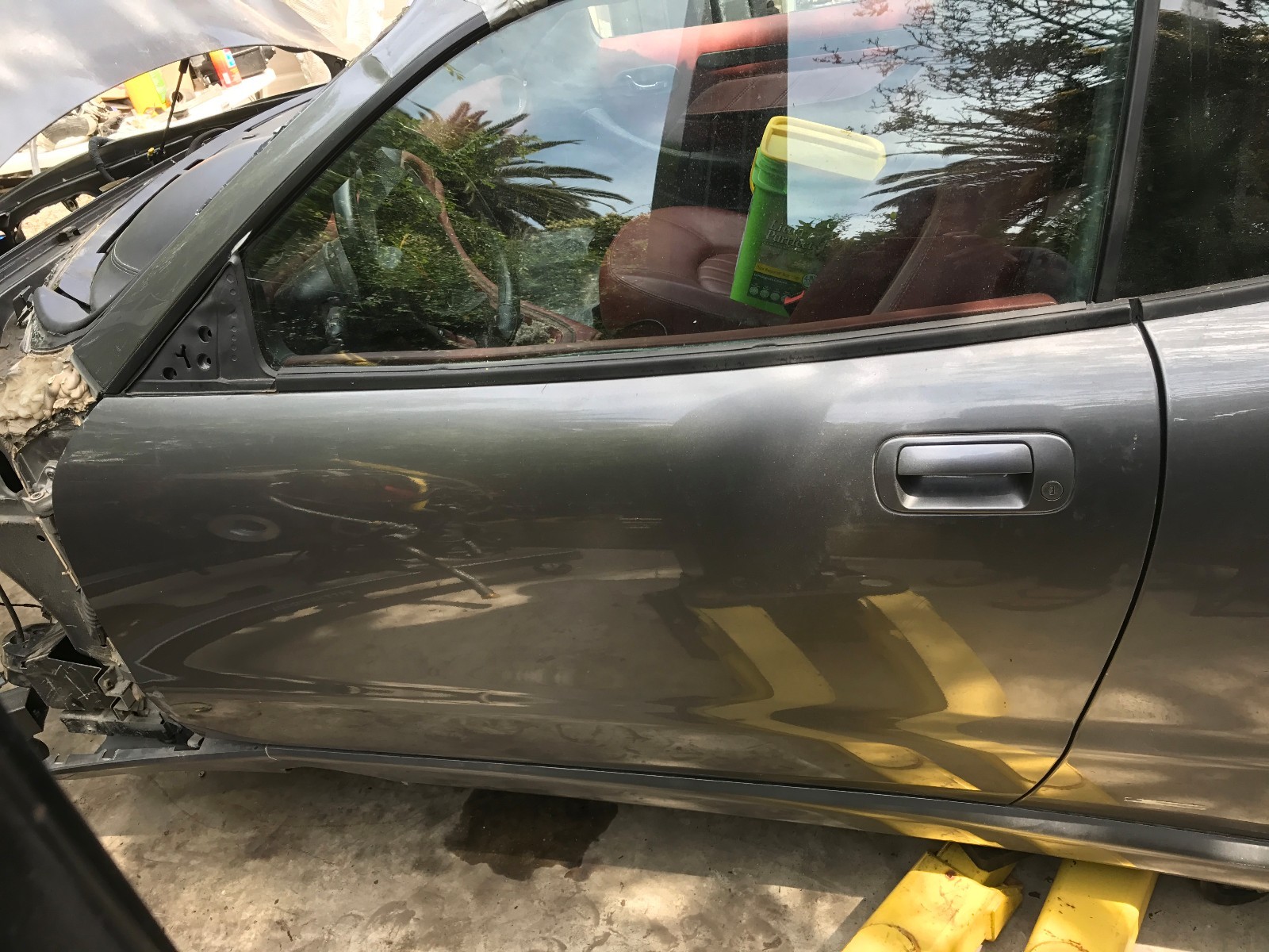 Left Driver Door Shell Gray 980001037 Maserati Spyder Coupe M138 2002-07