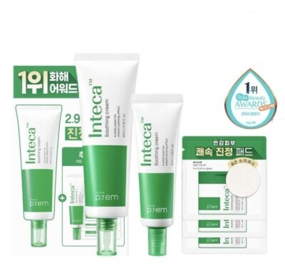 Inteca Cream Make P:rem INTECA Soothing Cream 80ml+31ml+Soothing Pad 6ea | eBay