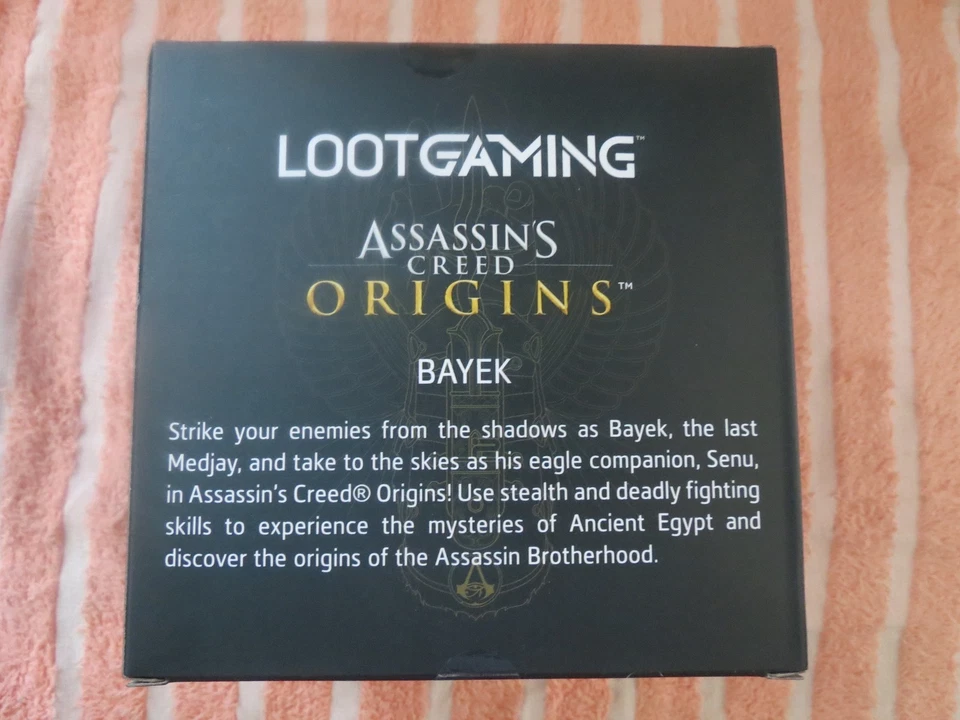Figura Bayek Origins "Assassins Creed" Nuevo Juego de Botín Foto 4 de 4