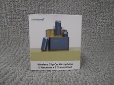 ZealSound V7Pro Wireless Lavalier Microphone System Omnidirectional Sound NiB