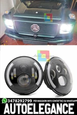 MERCEDES G W463 1989-2017 FARI ANTERIORI LED CON LUCI DIURNE BIANCO 6000K DRL .-