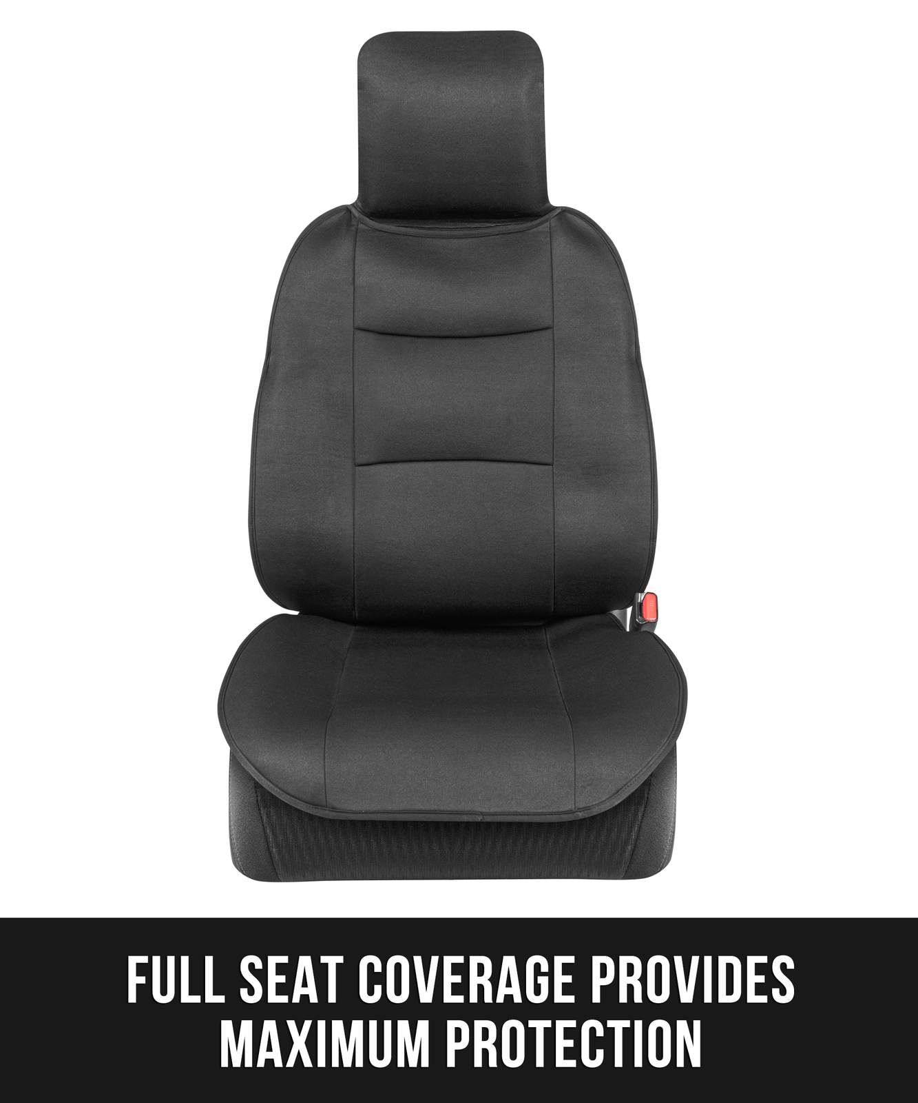 carXS Black Car Seat Covers for Front Seats Auto Truck Van SUV