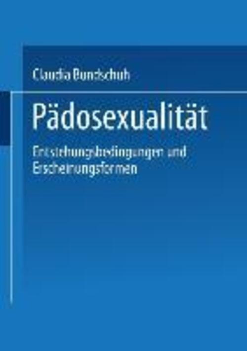 Thumbnail - Claudia Bundschuh | Pädosexualität | Taschenbuch | Deutsch (2001) |