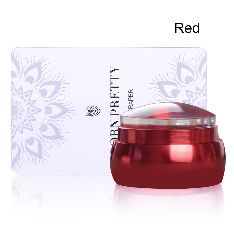 Clear Chess Jelly Silicone Nail Stamper Nail Art Stamper Scraper Born