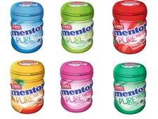 MENTOS PURE FRESH GUM - 60G -BIG CHOICE - SUGAR-FREE NO SUGAR FRUIT CHEWING GUM