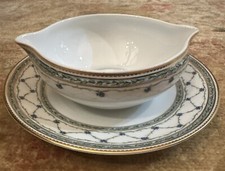 Raynaud L'Allee du Roy Gravy Boat ~ NEW CONDITION ~ Limoges Allee Royale