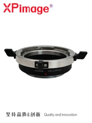 XPimage Locking Adapter for ARRI LPL Cine Lens to Fujifilm Fuji GFX 100S Camera