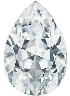 50 CARAT PEAR CHARLES COLVARD LOOSE MOISSANITE- FOREVER ONE