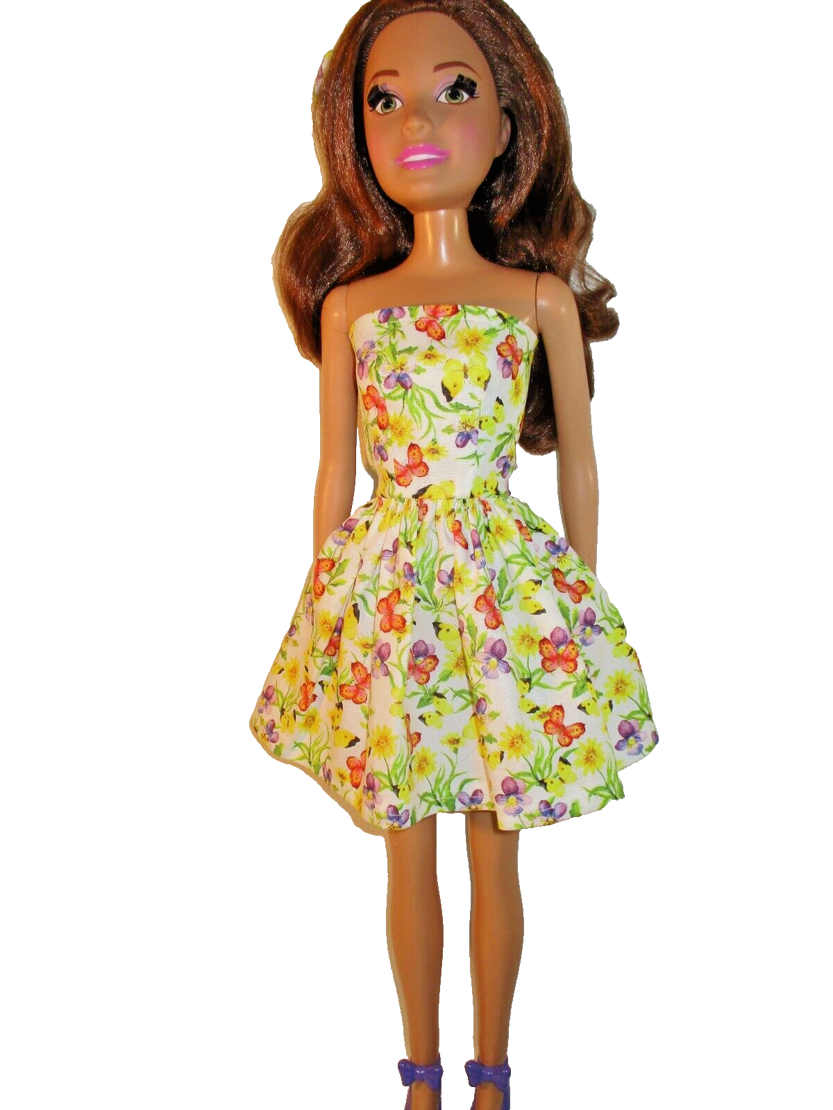 Handmade By Me Dress and Bow, Made to Fit Barbie Best Fashion Friend 28