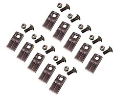 10 - Square Hole Replacement Auger Teeth w/ Hardware - SQ58-58PB , AT-5