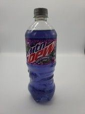 New 2024 Full Mtn Dew Purple Thunder 20oz Dew Bottle Mountain Dew Cans Bottle