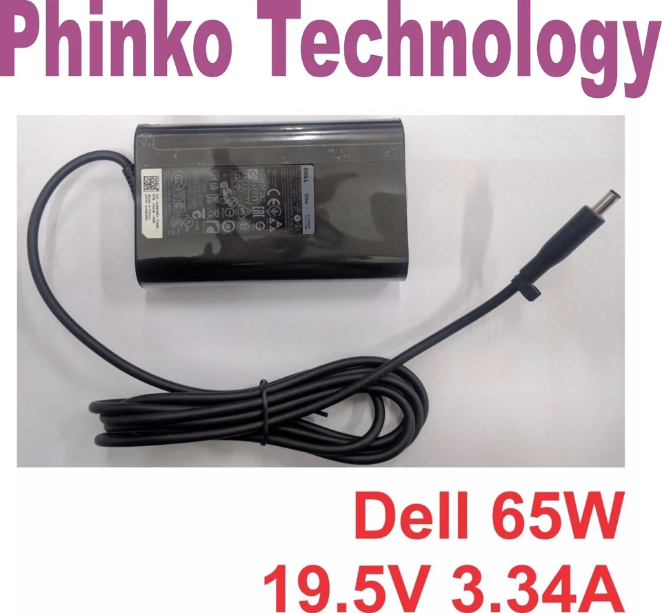 Genuine Dell Inspiron 15 3000 5000 Series Charger Power Supply AC Adapter 65W