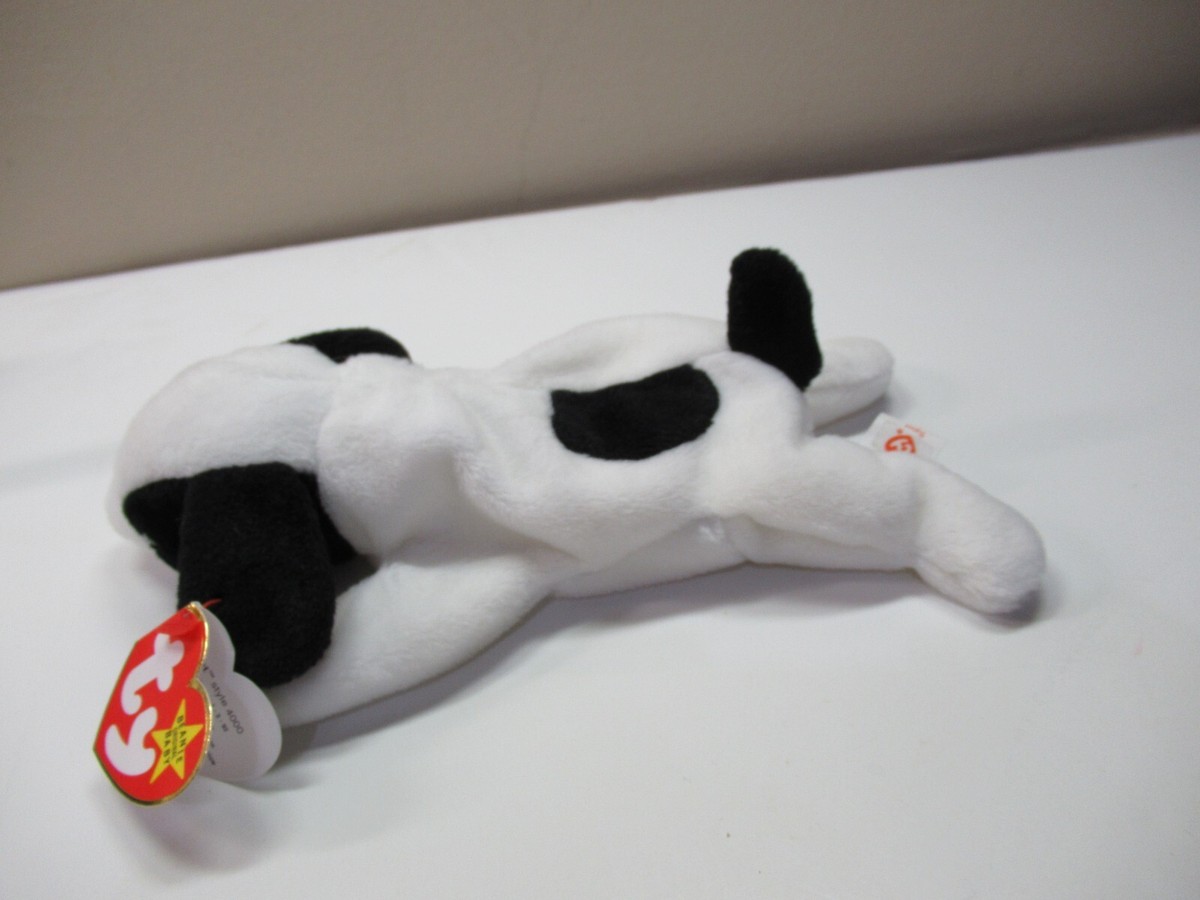 Ty Spot The Dog Wi/spot Beanie Baby Retired 1993 PVC Pellet 4th