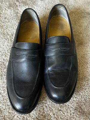 Brooks Brothers 346 Mens Black Penny Loafers | eBay display picture 1