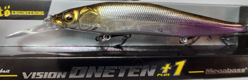 Lot De 2 Leurres Jerkbait Megabass Ito Vision Oneten 110+1 - 2 Couleurs Différentes - Suspending - Neuf